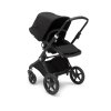 BUGABOO Lynx Kompletní kočárek Black/Black/Black + fusak Seaside Blue