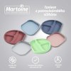 MARTONS Silikonový jídelní set s přísavkou 3 kusy Dusty Blue