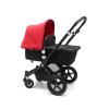 BUGABOO Cameleon3 Plus Kompletní kočárek Black/Black/Red