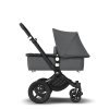 BUGABOO Cameleon3 Plus Kompletní kočárek Black/Grey Melange/Grey Melange