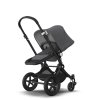BUGABOO Cameleon3 Plus Kompletní kočárek Black/Grey Melange/Grey Melange