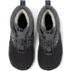 AFFENZAHN Dětské barefoot boty Minimal Midboot Wool - Dog/Grey/Black