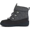 AFFENZAHN Dětské barefoot boty Minimal Midboot Wool - Dog/Grey/Black