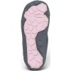 AFFENZAHN Dětské barefoot boty Minimal Highboot Vegan - Koala/Grey/Pink