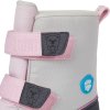 AFFENZAHN Dětské barefoot boty Minimal Highboot Vegan - Koala/Grey/Pink