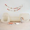 3 SPROUTS Dětský Stan a tunel 3v1 Recycled Terrazzo Beige