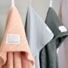 LÄSSIG Muslin/Terry Hooded Towel dots peach rose