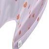 LÄSSIG Long sleeve Bibs Happy Rascals Heart lavender