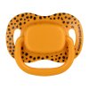 CANPOL BABIES Set symetrických silikonových dudlíků BabiesBoo 0-6m 2ks oranžový