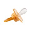CANPOL BABIES Set symetrických silikonových dudlíků BabiesBoo 0-6m 2ks oranžový