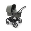 BUGABOO Fox5 Kompletní kočárek + Autosedačka Turtle Air by Nuna Black/Forest Green