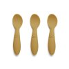 NUUROO Ella Silikonové lžičky 3 ks Dusty Yellow