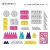 CONNETIX Magnetická stavebnice Glitter Unicorn Pack 56 ks