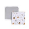 FUNNABABY Mušelínové osušky 2 ks Circus Grey 90 x 90 cm