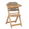 BEBECONFORT Timba Židlička rostoucí s podložkou Natural Wood/Beige