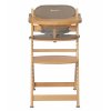BEBECONFORT Timba Židlička rostoucí s podložkou Natural Wood/Beige