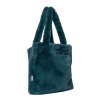 STUDIO NOOS Taška Mom Bag Faux Fur Petrol Blue