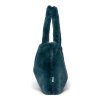STUDIO NOOS Taška Mom Bag Faux Fur Petrol Blue