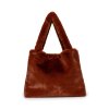 STUDIO NOOS Taška Mom Bag Faux Fur Cacao