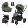 ZOPA Kompletní kočárek Move Cross 5 Rocky Green + autosedačka a báze Foggy Grey