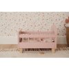 LITTLE DUTCH Postýlka pro panenky dřevěná s peřinkou Pink