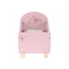 LITTLE DUTCH Postýlka pro panenky dřevěná s peřinkou Pink