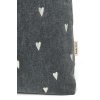 STUDIO NOOS Taška Mom Bag Denim Grey Hearts