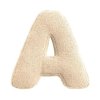 MEALINI Plyšové písmeno Krémové A