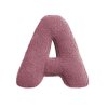 MEALINI Plyšové písmeno Růžové A