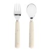 LÄSSIG Cutlery with Silicone Handle 2pcs Nature