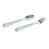 LÄSSIG Cutlery with Silicone Handle 2pcs Blue