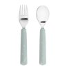 LÄSSIG Cutlery with Silicone Handle 2pcs Blue