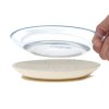 LÄSSIG Dish Set Glass/Silicone Nature