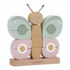 LITTLE DUTCH Motýl dřevěný skládací