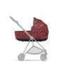 CYBEX Platinum Mios Lux Carry Cot Rockstar Rosenrot Red