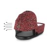CYBEX Platinum Mios Lux Carry Cot Rockstar Rosenrot Red