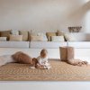 TODDLEKIND Prettier Hrací podložka Puzzle Berber Camel 120 x 180 cm