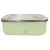 BIOLOCO Nerezový svačinový box Světle Zelená