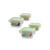 MINILAND Hermetické misky na jídlo natur Veverka 4ks