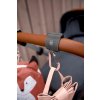 LÄSSIG Připínací systém Stroller Hooks with Carabiner Grey