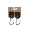 LÄSSIG Připínací systém Stroller Hooks with Carabiner Black