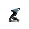 THULE Spring Stroller Aluminium Teal Melange + Leokid Organizér na kočárek Black