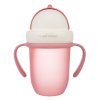 CANPOL BABIES Hrneček se silikonovou slámkou MATT 210 ml růžový