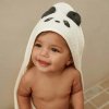 LIEWOOD Albert Kojenecká osuška s kapucí Panda Creme de la creme