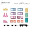 CONNETIX Magnetická stavebnice Pastel Transport Pack 50 ks