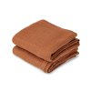 NUUROO Bao Mušelínové plenky Solid 2 ks Caramel Café