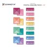 CONNETIX Magnetická stavebnice Pastel Square Pack 40 ks