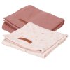 LITTLE DUTCH Pleny swaddle 70×70 Malé růžové kytičky/Pure pink 2ks