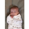 LITTLE DUTCH Osuška swaddle 120×120 Námořnický záliv bílá