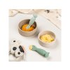 DONE BY DEER Set 2 ks silikonových misek Sheepy pískové